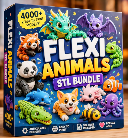 5000+ Flexi STL & 3MF Models Bundle | Articulated 3D Print Files (Copy)